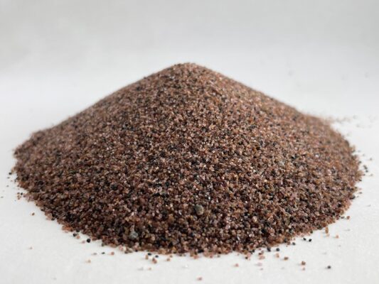 waterjet cut parts- garnet abrasive
