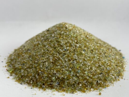 glass filtration media for pool- uniwest crushed glass